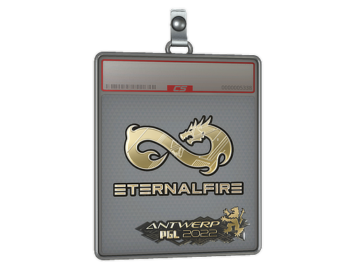 Sticker Slab | Eternal Fire (Gold) | Antwerp 2022