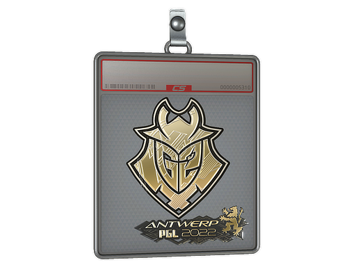 Sticker Slab | G2 Esports (Gold) | Antwerp 2022