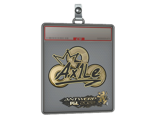 Sticker Slab | Ax1Le (Gold) | Antwerp 2022