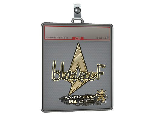 Sticker Slab | blameF (Gold) | Antwerp 2022