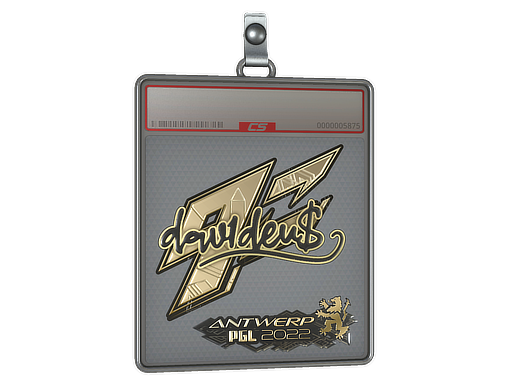 Sticker Slab | dav1d (Gold) | Antwerp 2022