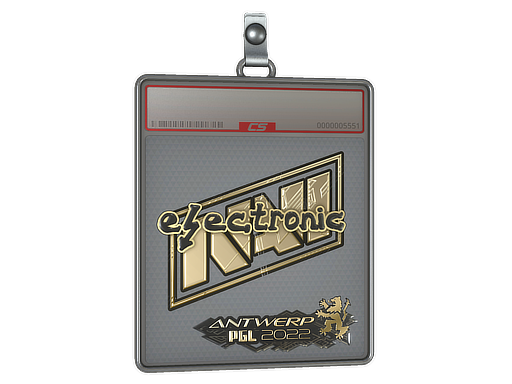 Sticker Slab | electronic (Gold) | Antwerp 2022