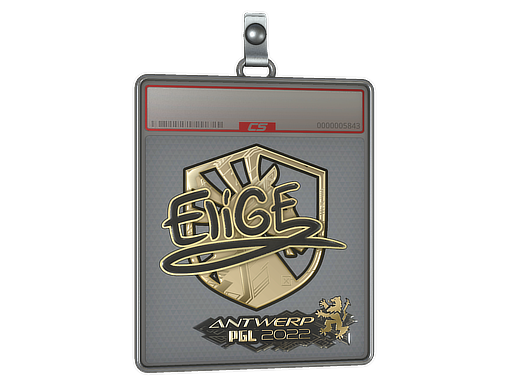 Sticker Slab | EliGE (Gold) | Antwerp 2022