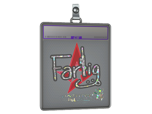 Sticker Slab | Farlig (Glitter) | Antwerp 2022