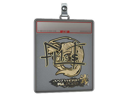 Sticker Slab | FL1T (Gold) | Antwerp 2022