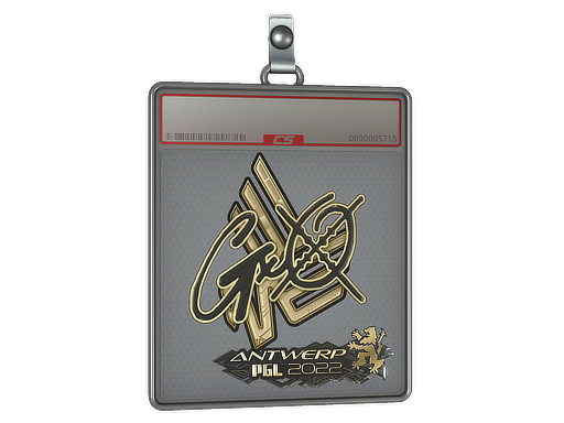 Sticker Slab | gxx- (Gold) | Antwerp 2022
