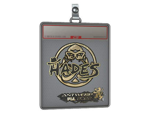 Sticker Slab | hades (Gold) | Antwerp 2022