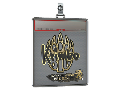 Sticker Slab | Krimbo (Gold) | Antwerp 2022