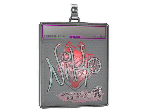 Sticker Slab | NiKo (Holo) | Antwerp 2022