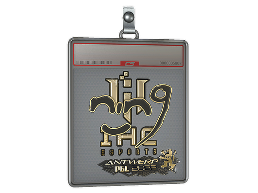 Sticker Slab | nin9 (Gold) | Antwerp 2022
