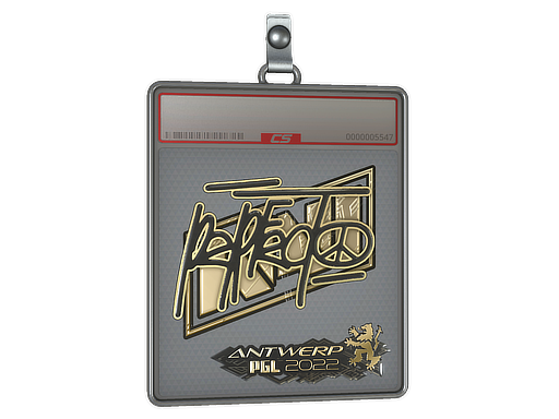 Sticker Slab | Perfecto (Gold) | Antwerp 2022