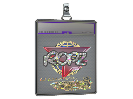 Sticker Slab | ropz (Glitter, Champion) | Antwerp 2022