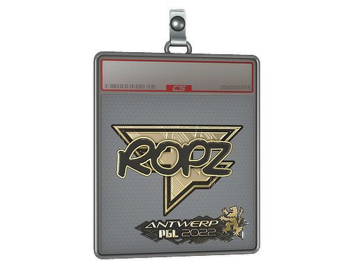 Sticker Slab | ropz (Gold) | Antwerp 2022