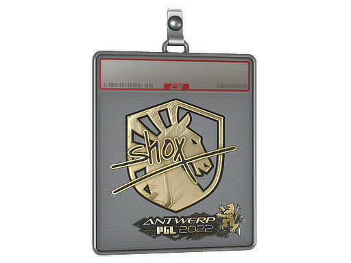 Sticker Slab | shox (Gold) | Antwerp 2022