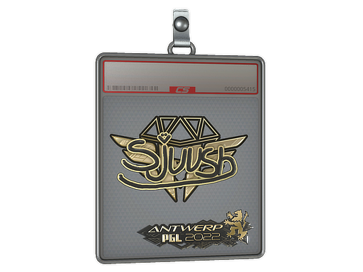 Sticker Slab | sjuush (Gold) | Antwerp 2022
