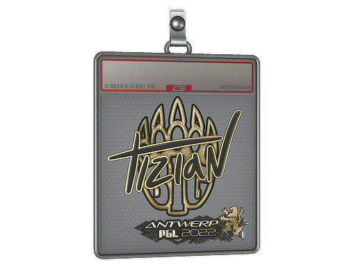 Sticker Slab | tiziaN (Gold) | Antwerp 2022