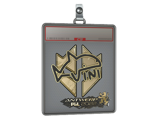 Sticker Slab | VINI (Gold) | Antwerp 2022