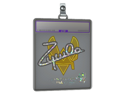 Sticker Slab | ZywOo (Glitter) | Antwerp 2022