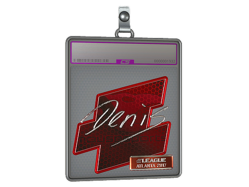 Sticker Slab | denis (Foil) | Atlanta 2017