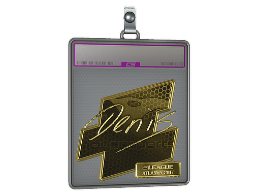 Sticker Slab | denis (Gold) | Atlanta 2017