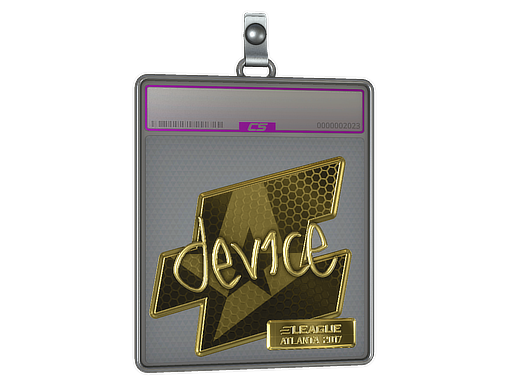 Sticker Slab | device (Gold) | Atlanta 2017