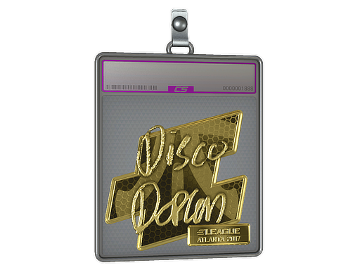 Sticker Slab | disco doplan (Gold) | Atlanta 2017