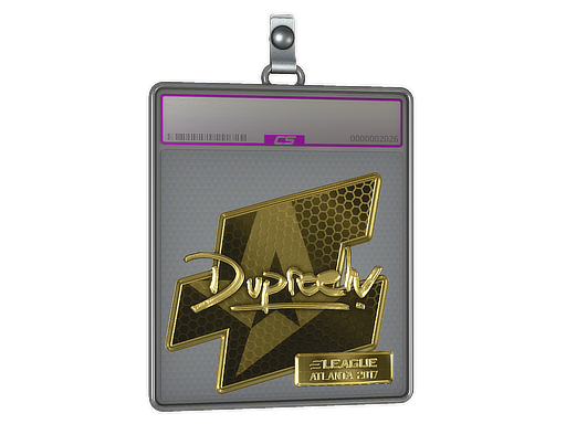 Sticker Slab | dupreeh (Gold) | Atlanta 2017