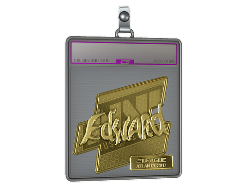 Sticker Slab | Edward (Gold) | Atlanta 2017