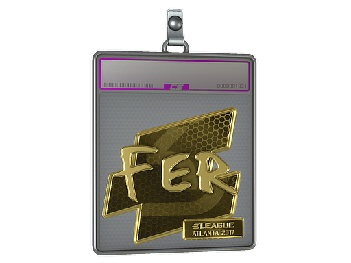 Sticker Slab | fer (Gold) | Atlanta 2017