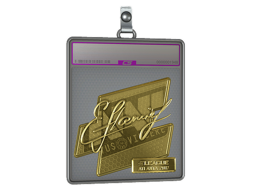 Sticker Slab | flamie (Gold) | Atlanta 2017