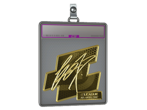 Sticker Slab | fox (Gold) | Atlanta 2017