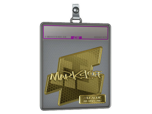 Sticker Slab | markeloff (Gold) | Atlanta 2017