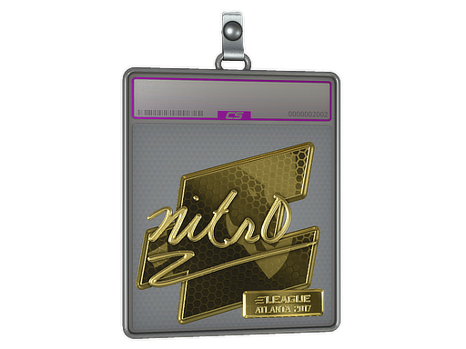 Sticker Slab | nitr0 (Gold) | Atlanta 2017