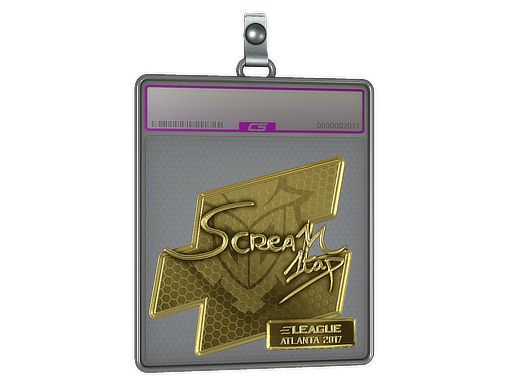 Sticker Slab | ScreaM (Gold) | Atlanta 2017