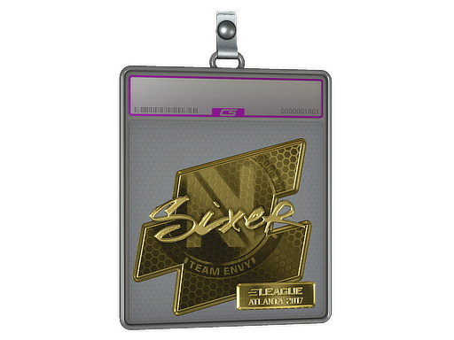 Sticker Slab | SIXER (Gold) | Atlanta 2017