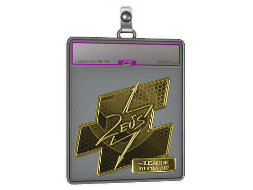Sticker Slab | Zeus (Gold) | Atlanta 2017