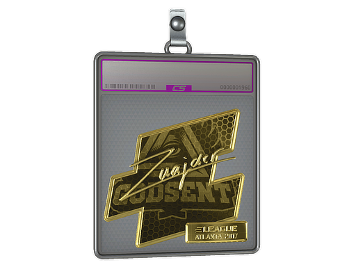 Sticker Slab | znajder (Gold) | Atlanta 2017
