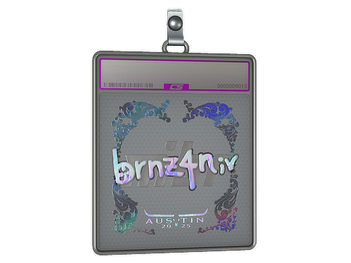 Sticker Slab | brnz4n (Holo) | Austin 2025