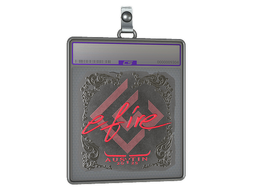 Sticker Slab | efire (Foil) | Austin 2025