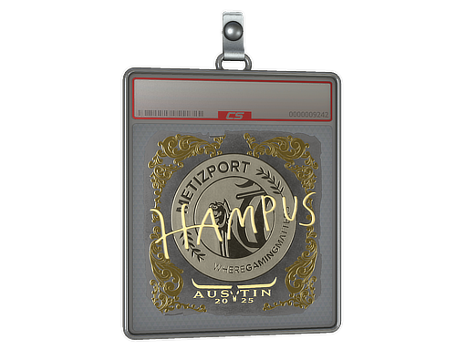 Sticker Slab | hampus (Gold) | Austin 2025