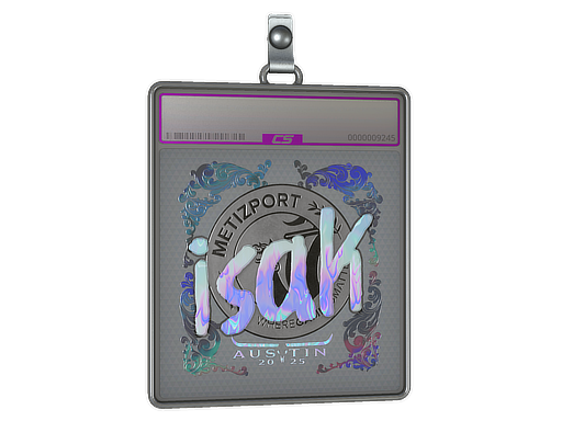 Sticker Slab | isak (Holo) | Austin 2025
