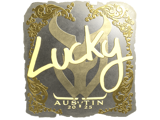 Sticker | Lucky (Gold) | Austin 2025