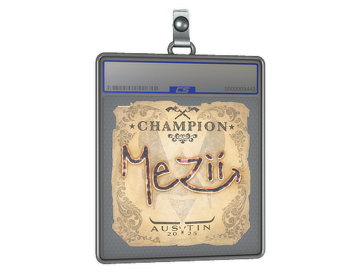 Sticker Slab | mezii (Champion) | Austin 2025