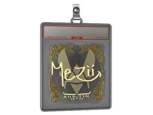 Sticker Slab | mezii (Gold) | Austin 2025