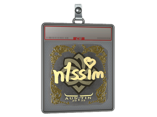 Sticker Slab | n1ssim (Gold) | Austin 2025