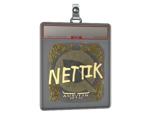 Sticker Slab | nettik (Gold) | Austin 2025