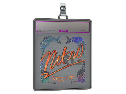 Sticker Slab | nitr0 (Holo) | Austin 2025