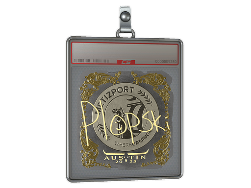 Sticker Slab | Plopski (Gold) | Austin 2025