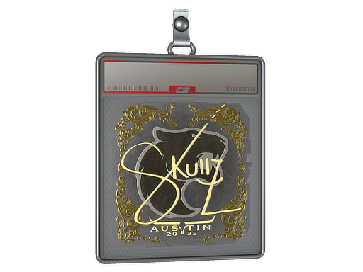 Sticker Slab | skullz (Gold) | Austin 2025