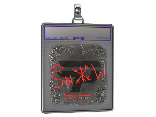 Sticker Slab | snow (Foil) | Austin 2025